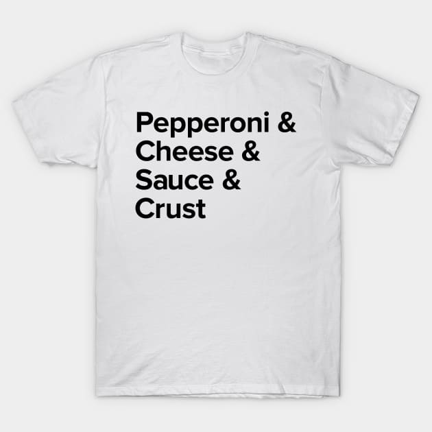 Pizza Ampersand T-Shirt by mikevotava